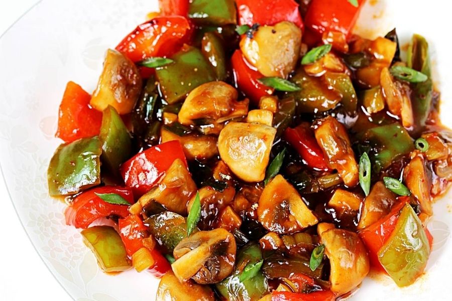 Mashroom Chilli Dry